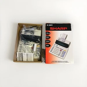 Sharp EL-1801V Electronic Printing Calculator New QUICK SHIPPING - Picture 1 of 5
