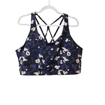 Antiguo Sujetador Deportivo Azul Marino Para Mujer 4X Active Core Soporte Medio Go-Dry Tirantes Lote de 2 Foto 1 de 4