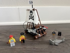 Lego Vintage Pirates 6261 Raft Raiders, Mostly Complete, Missing 4 piece types