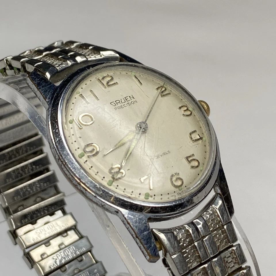 Reloj Hombre Vintage Gruen Precision N510SS Manual Suizo 17J - FUNCIONA Foto 1 de 1