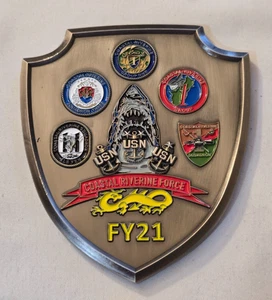 Moneda Desafío CPO Mess FY21 Jefe de la Fuerza Riverine Costera de la Marina de los Estados Unidos - Imagen 1 de 4