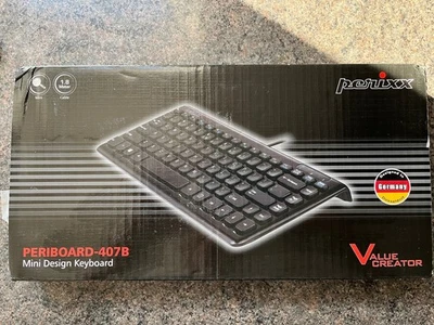 USB Keyboard Perixx- 407B Wired Keyboard, Used But in Good Condition - Image 1 of 4