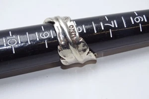 UNO DE 50 DER BLATTFÖRMIGE SILBERRING GRÖSSE 8,5 - Bild 1 von 2