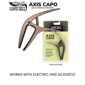 Ernie Ball Zinn Achse gefederter Kapodaster für Akustik- oder E-Gitarre 9608 - Bild 1 von 9