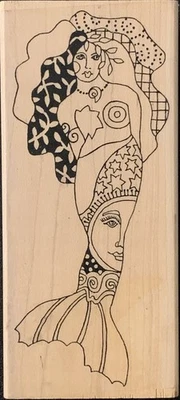 Sello de goma de sirena celestial de Paula Best Foto 1 de 4