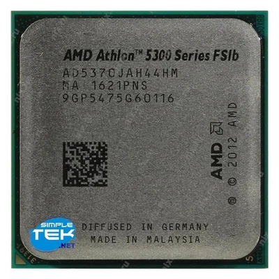 Processore Amd Athlon 5370 Socket Am1 Ad5370jah44hm 4c/4t 25w Tdp Ricondizionato - Immagine 1 di 4
