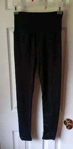 Womens Yoga Stretch Leggings, XS, Black. - Picture 1 of 4