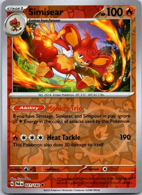 Simisear SV04: Paradox Rift 021/182 Reverse Holo - Image 1 of 2