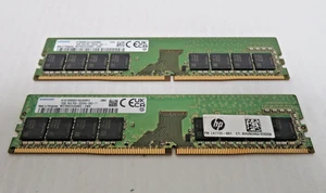 32GB (2 x 16GB) 1Rx8 Samsung DDR4 PC4-3200AA-UA3-11 RAM M378A2G43AB3-CWE - Picture 1 of 3
