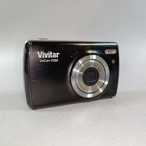 Black Digital Camera Vivitar Vivicam F332 14MP Digital Camera Tested And Working - Picture 1 of 13
