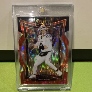 Joe Burrow RARE SHOCK REFRACTOR PRIZM INVESTMENT CARD SSP PANINI BENGALS MINT - Picture 1 of 2