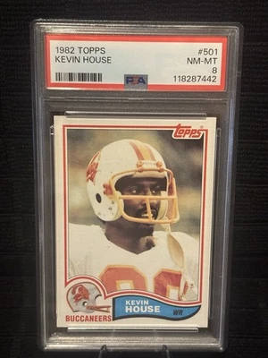 1982 Topps Kevin House #501 PSA 8 NM-MT * New Slab * Buccaneers - Image 1 of 2