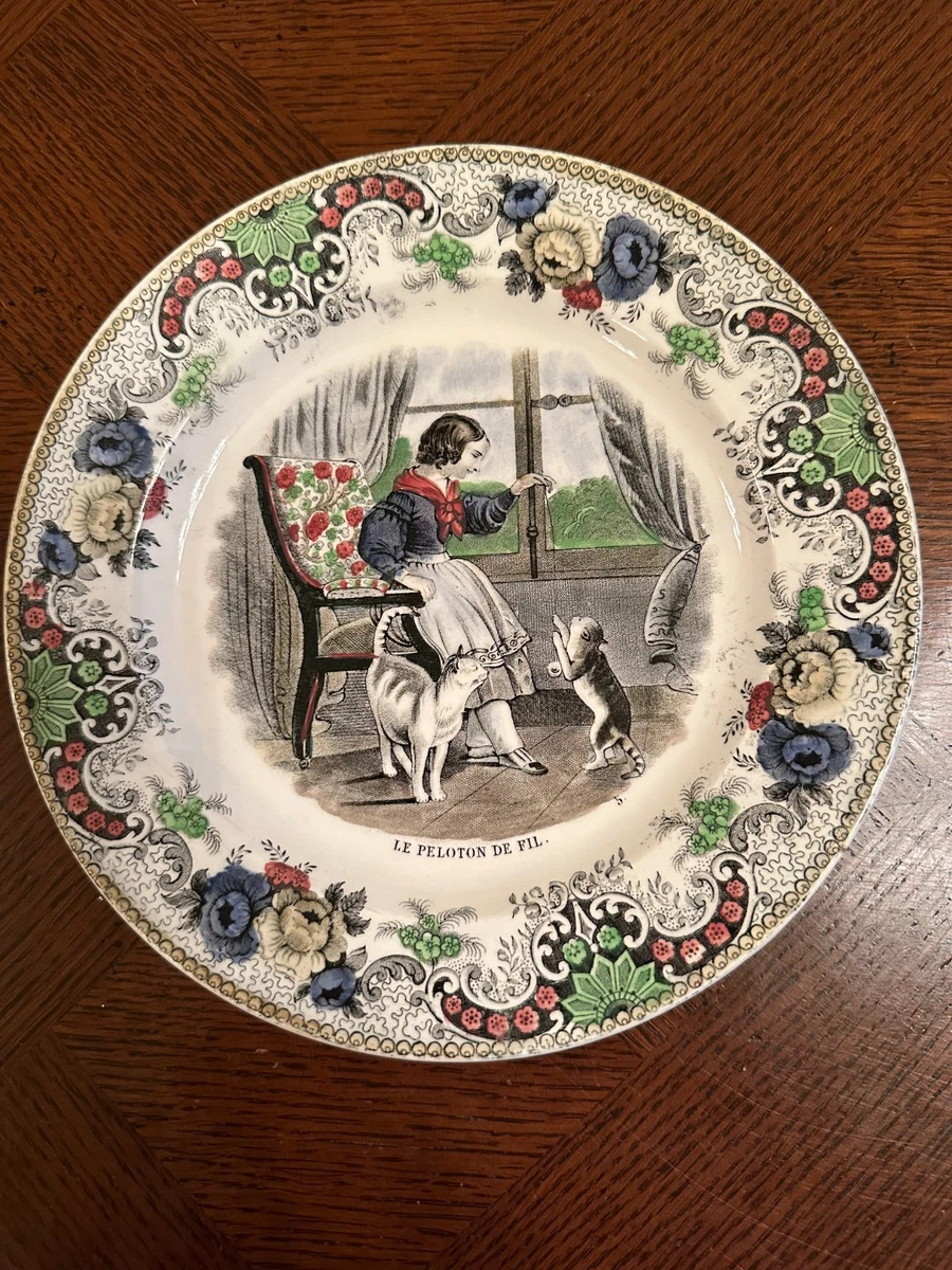 Creil Montereau In Antique Ceramic & Porcelain Plates & Chargers