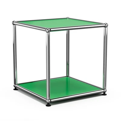 Stainless Steel Metal Square Coffee Table End Table/Side Table For Office Home - Image 1 of 4
