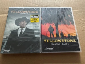 Yellowstone: The Complete Season 5 Five Part 1&2 (DVD, 6-Disc  Set) - Picture 1 of 1
