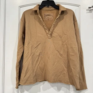 Frank and Eileen Patrick Triple Fleece Camel Color Size Small - Bild 1 von 6