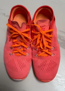 Nike Free 5.0 TR Fit 5 Women's Glow Lava Crimson Shoes #718932 600 Size 9 - Picture 1 of 7