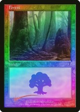 Forest 329 FOIL 7th Edition Moderate Play MTG Magic DNA GAMES