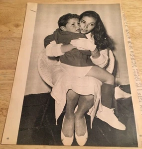 Vintage PIER ANGELI - 4-seitiger Zeitschriftenartikel - Bild 1 von 5