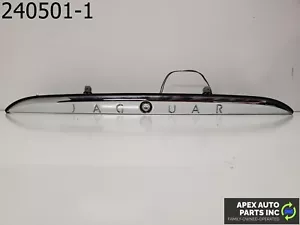OEM 2001 Jaguar S-Type 4L Rear Tailgate Trunk Boot Molding w/ Open Button - Picture 1 of 10