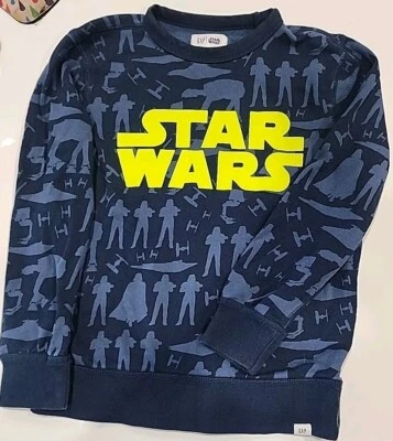 GAP Star Wars Sweater Printed Sweatshirt Graphic Print Size Youth Medium (8) - Image 1 of 4