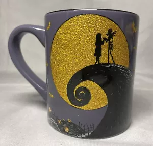 Tim Burton Nightmare Before Christmas 14oz Glitter Mug Disney - Picture 1 of 8