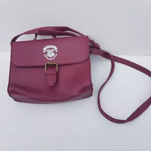 Harry Potter Hogwarts Handbag Womens Shoulder Bag Typo Faux Leather - Picture 1 of 10