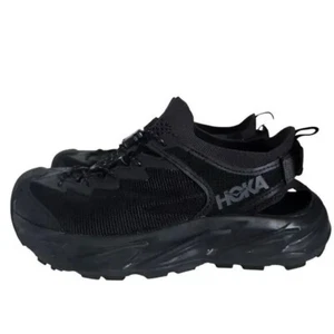 NEW Hoka Womens Hopara 2 Black US 8.5 Hiking Shoes Sandals Mesh Breathable - Picture 1 of 10