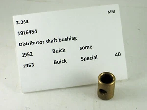 1952-1953 Buick Special Super NOS distributor shaft bushing 1916454 - Picture 1 of 2