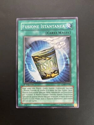 Yu-Gi-Oh Old Comune 1ed Ex Ita Cdip-it040 Fusione Istantanea - Immagine 1 di 2