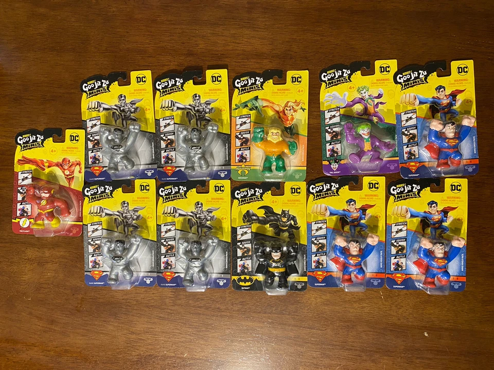 Heroes Of Goo Jit Zu Minis DC Batman Lote de 11 NUEVAS Figuras Batman Joker Superman Foto 1 de 4