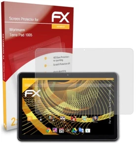 atFoliX 2x Film Protection d'écran pour Wortmann Terra Pad 1005 mat&antichoc - Afbeelding 1 van 9