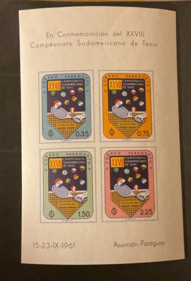 Paraguay Scott #609a never hinged - Image 1 of 1