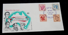AUST 1970 PIONEERS SET OF 4 ISSUE  ON  WESLEY  FIRST DAY COVER,BLUE LOGO