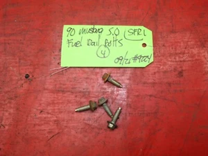 86-95 FORD MUSTANG 5.0 HO FUEL INJECTION RAIL INTAKE MOUNT MOUNTING BOLTS SET 4 - Picture 1 of 2