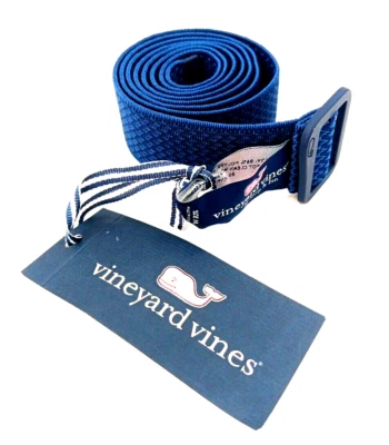 Cinto elástico Vineyard Vines azul marinho tamanho M - Imagem 1 de 4