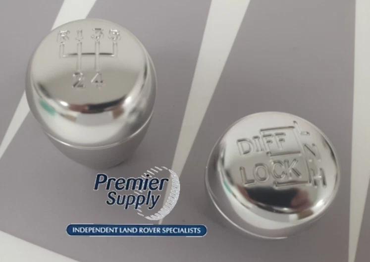 Land Rover Defender Alloy Gear Knob and Transfer Knob For LT77 Gearbox PS6600 - Image 1 of 1