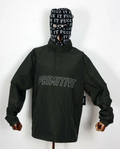 Primitive Skate Skateboards Jacke Jacket Track Windbreaker Uptown Black in S - Picture 1 of 2