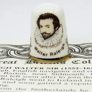 THE GREAT BRITONS COLLECTION, WALTER RALEIGH, 1552 - 1618, BY CAVERSWALL - Picture 1 of 6
