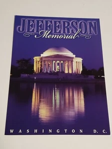 Vibrant Color Postcard of the Jefferson Memorial in Washington DC - Picture 1 of 3