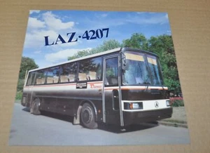 Folleto de exportación soviético LAZ 4207 autobús ruso URSS Frospekt FR - Imagen 1 de 3