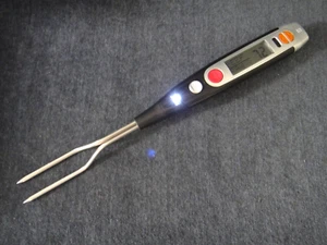 Digital Meat Thermometer Fork with Light - Picture 1 of 4