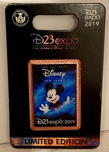 D23 EXPO 2019 LE Trading Pin Mickey Mouse NEW - Picture 1 of 4