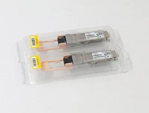 2 pcs Juniper QSFP-100GBASE-SR4 OM3 70m 850nm 70C MMF Module 740-058734 - Picture 1 of 3