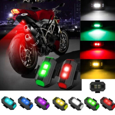 For RC Aircraft Flashing Light Car Motorcycle Parts Emergency Strobe Signal Lamp - Image 1 of 4
