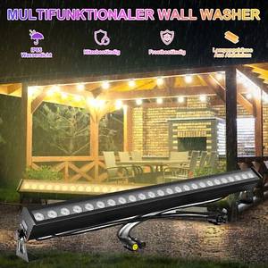 192W Strobe LED RGBW DMX Wall Washer Bühnenlicht Partylicht DJ Outdoor Show Bar - Bild 1 von 14
