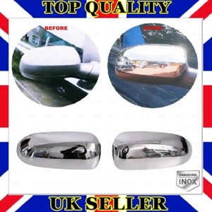 Cubierta de espejo cromado inoxidable 2 piezas Vauxhall Opel TIGRA/TWINTOP 2004 a 2009 - Imagen 1 de 9