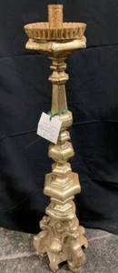 Antico torciere da sacrestia in legno intagliato e dorato epoca XVIII secolo - Picture 1 of 8