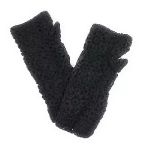 Guantes de lana de ganchillo hechos a mano sin dedos forrados de lana hechos en Nepal - Imagen 1 de 34