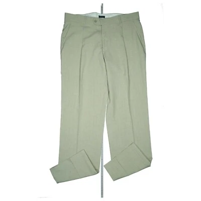 PHÖNIX Alegri Herren Chino Stoff Business Hose 52 W36 L34 Beige gestreift NEU - Bild 1 von 4